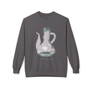 Sitriera oli – Pa amb oli nacional — Sudadera Softstyle cuello redondo