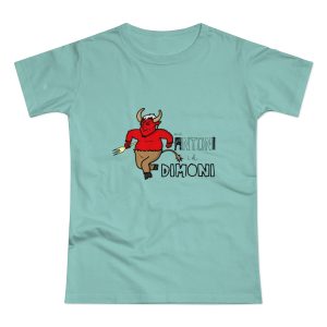 Sant Antoni i el Dimoni — Camiseta mujer punto liso