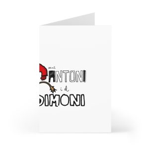 Sant Antoni i el Dimoni — Tarjetas de felicitacion (7 uds.)