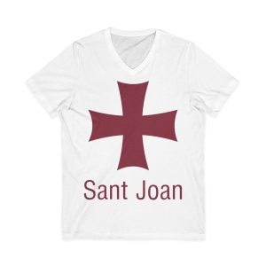 Bandera Sant Joan Ciutadella — Camiseta cuello de pico