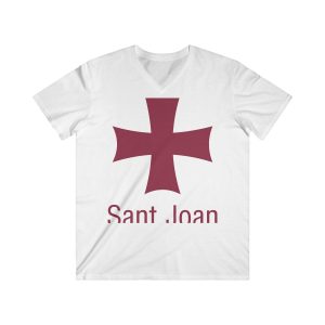 Bandera Sant Joan Ciutadella — Camiseta hombre entallada cuello de pico