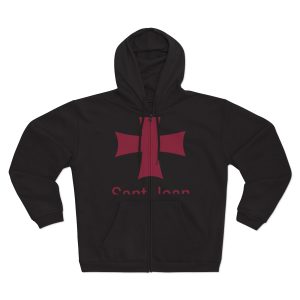 Bandera Sant Joan Ciutadella — Sudadera capucha con cremallera premium