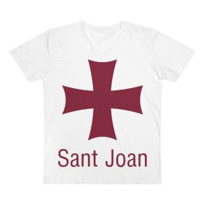 Bandera Sant Joan Ciutadella — Camiseta hombre cuello de pico Presenter