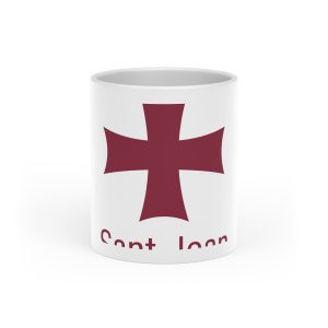 Bandera Sant Joan Ciutadella — Taza con asa de corazon