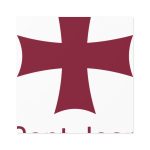 Bandera Sant Joan Ciutadella — Pegatinas laminadas cuadradas