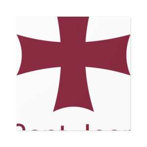 Bandera Sant Joan Ciutadella — Pegatinas laminadas cuadradas
