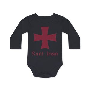 Bandera Sant Joan Ciutadella — Body bebe manga larga organico