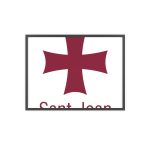 Bandera Sant Joan Ciutadella — Poster con marco de madera