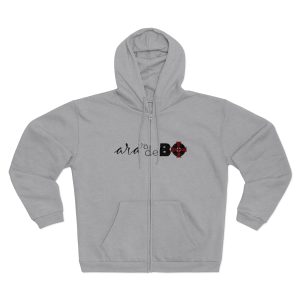Ara va de bo i Menorca — Sudadera capucha con cremallera premium
