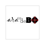 Ara va de bo i Menorca — Pegatinas de vinilo cuadradas