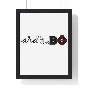 Ara va de bo i Menorca — Poster enmarcado vertical