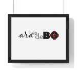 Ara va de bo i Menorca — Poster enmarcado horizontal