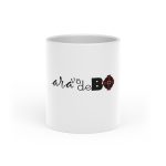 Ara va de bo i Menorca — Taza con asa de corazon