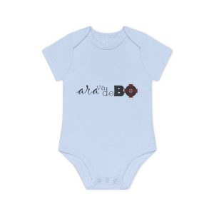 Ara va de bo i Menorca — Body bebe manga corta organico