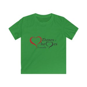 «Dones, homes i cavalls» — Camiseta infantil Softstyle