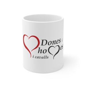 «Dones, homes i cavalls» — Taza de ceramica