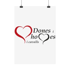 «Dones, homes i cavalls» — Poster