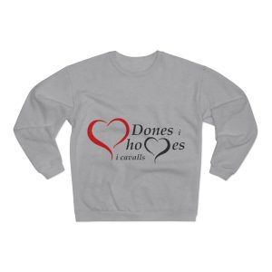 «Dones, homes i cavalls» — Sudadera cuello redondo premium