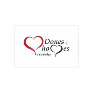 «Dones, homes i cavalls» — Tarjetas de visita (100 uds.)
