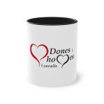 «Dones, homes i cavalls» — Taza bicolor
