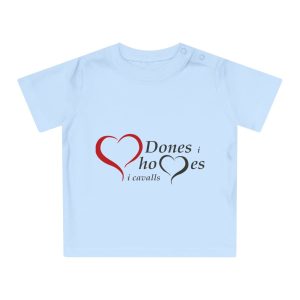 «Dones, homes i cavalls» — Camiseta de bebe