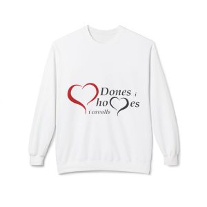 «Dones, homes i cavalls» — Sudadera Softstyle cuello redondo