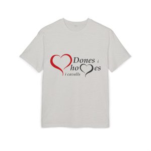 «Dones, homes i cavalls» — Camiseta oversize gruesa