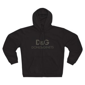 Dones & Ginets — Sudadera capucha con cremallera premium
