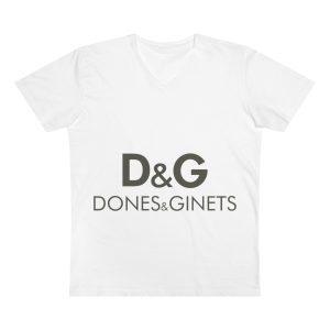 Dones & Ginets — Camiseta hombre cuello de pico Presenter