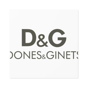 Dones & Ginets — Pegatinas laminadas cuadradas