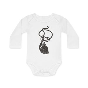 Cervell + cor = bandera de Ciutadella — Body bebe manga larga organico