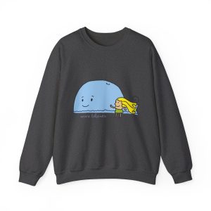 «mare baleneta» — Sudadera cuello redondo