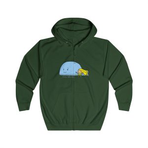 «mare baleneta» — Sudadera con capucha y cremallera