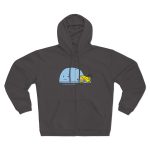 «mare baleneta» — Sudadera capucha con cremallera premium