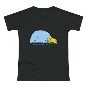«mare baleneta» — Camiseta mujer punto liso