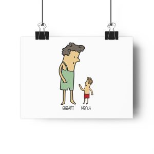 «Rondalla: gegant i menut» — Lamina Giclee