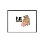 Es Puig de Randa — Poster con marco de madera