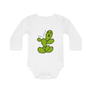 «Ets un picat» – Figuera de moro — Body bebe manga larga organico
