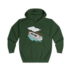 Llaüt il·lustrat — Sudadera con capucha y cremallera