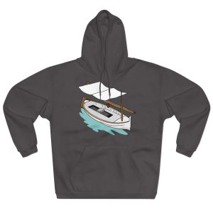 Llaüt il·lustrat — Sudadera con capucha cerrada