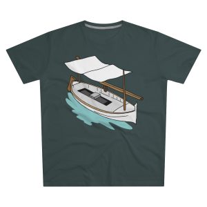 Llaüt il·lustrat — Camiseta hombre corte moderno