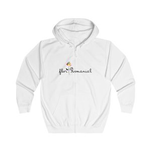 Flor Romaniál — Sudadera con capucha y cremallera