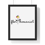 Flor Romaniál — Poster enmarcado vertical