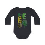 Gegant des Pi «ELEGANT» — Body bebe manga larga organico