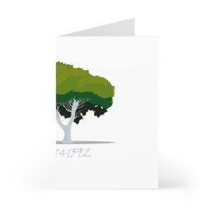 número pi — Tarjetas de felicitacion (7 uds.)