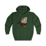 Puig es fumat — Sudadera con capucha y cremallera