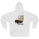 Puig es fumat — Sudadera con capucha cerrada