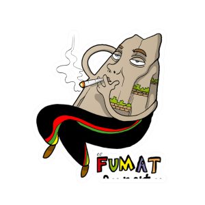 Puig es fumat — Pegatinas de vinilo troqueladas
