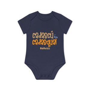«Cadascú és cadasqual» — Body bebe manga corta organico