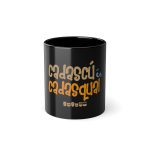 «Cadascú és cadasqual» — Taza negra 325 ml